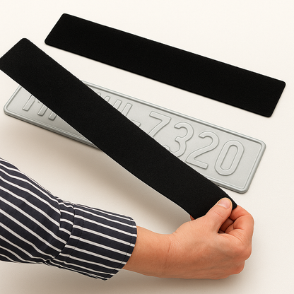 Premium License Plate Velcro (2pcs)